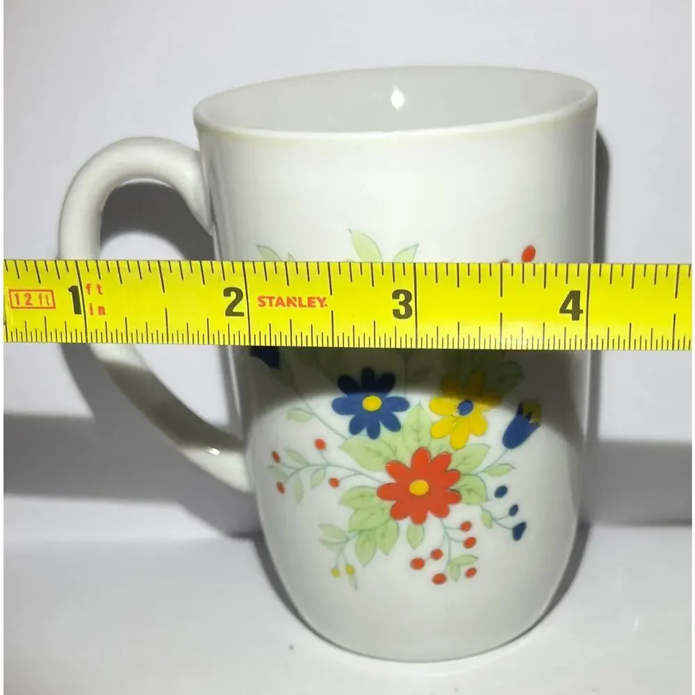 Cute floral coffee mug